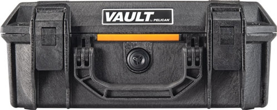 PELICAN VAULT MEDIUM PISTOLCASE W/ FOAM BLACK VCV200