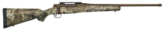 Mossberg 28044 Patriot Predator 243 Win 5+1 22" Patriot Brown Cerakote 4.49" Fluted Barrel Patriot Brown Cerakote Steel TrueTimber Strata Right Hand 109216