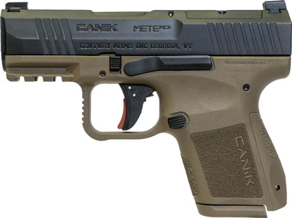 CANIK METE MC9 CALI 9MM 3.18"BBL. OR FS 2-10RD BLACK/FDE GHG7651CABDN