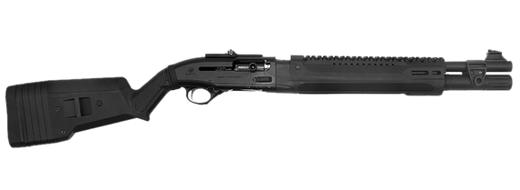 Langdon Tactical Tech LTT1301HBMBLK Beretta 1301  3" 7+1 18.50" Black Oxide Heat Shield Barrel, Black Anodized Aluminum Receiver, Black Magpul Polymer Stock, Beretta Patrol Forend 181035