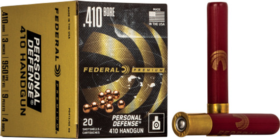 FEDERAL PREMIUM 410 3" #4 BUCK9 PELLET 20RD 10BX/CS APD413JGE4B