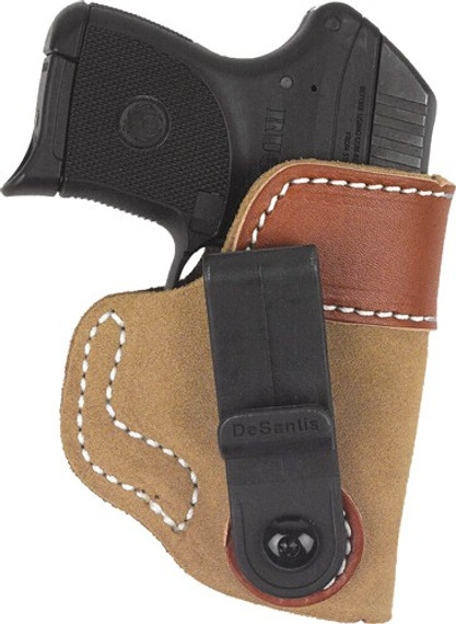 DESANTIS SOFT TUCK HOLSTER IWBRH LEATHER S&W J FRM 2" NATURL 106NA02Z0