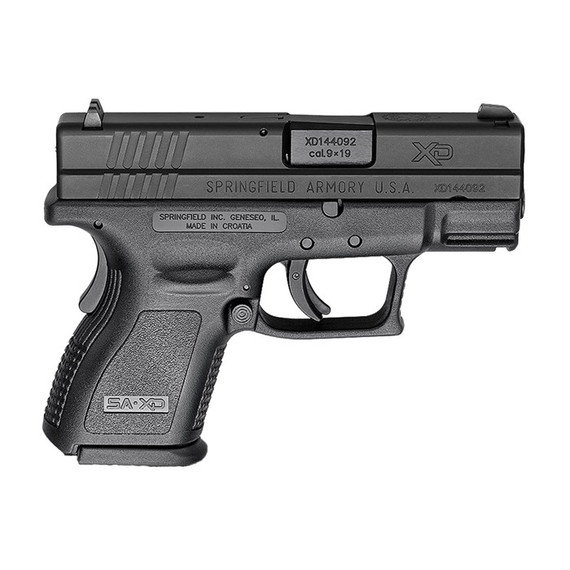 XD SUB-COMPACT 9MM LUGER 3'' BBL (2)10RD MAGS BLACK 430102754