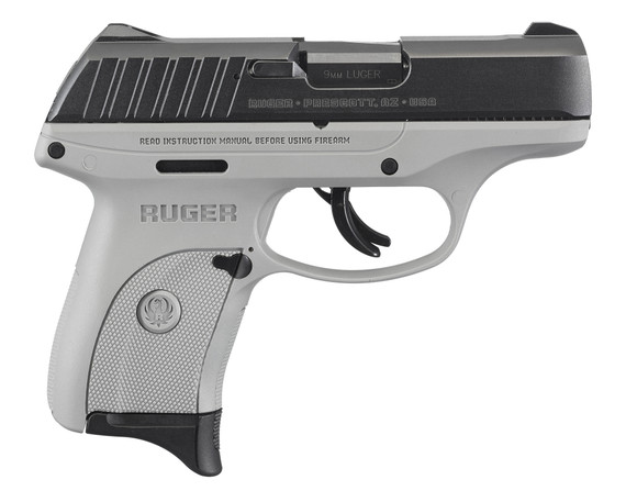 Ruger EC9S 9MM BLK/GRAY 7+1 FS SFTY# RUEC9S-GRAY