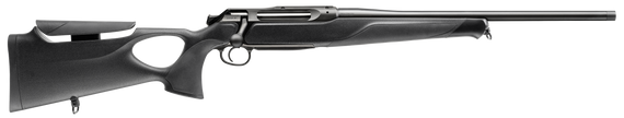 Sauer 80117656 505 Synchro XT Full Size 375 H&H Mag 2+1 24" Titanium Gray Steel Barrel, Saddle Mount Steel Receiver, Black Thumbhole w/Adj Comb Synthetic Stock 166767