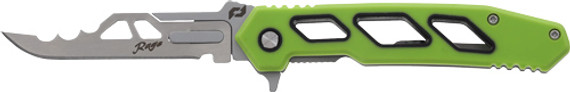 SCHRADE KNIFE ISOLATE ENRAGE2.6" REPLCBL BLADE KNIFE GREEN 1197645
