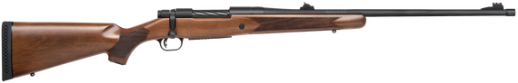 Mossberg 28121 Patriot  300 Win Mag Caliber with 3+1 Capacity, 24" Fluted Barrel, Matte Blued Metal Finish, Walnut Stock & Adjustable Fiber Optic Sights Right Hand (Full Size) 120457