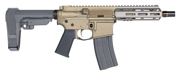 Q SW-300BLK-7IN-PISTOL  SUG-WEASL 300 7IN  W/BRACE 166688