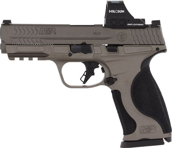 S&W M&P9 M2.0 METAL 9MM 4.25"17-SHOT TUNGSTEN GRY w/ HS407C G13971