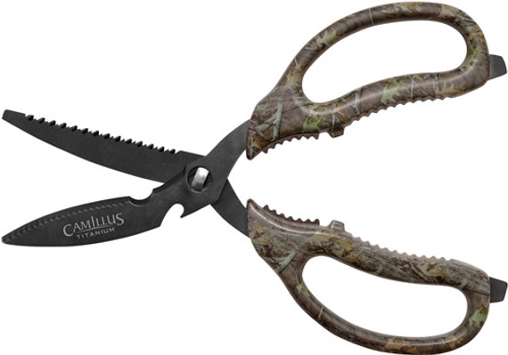 CAMILLUS GAME SHEAR 8.75"MULTI-FUNCTION SERRATED CAMO 19403
