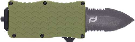 SCHRADE KNIFE UPROAR MINI D/AOTF 1.9" DAGGER POINT OD GREEN 1159306