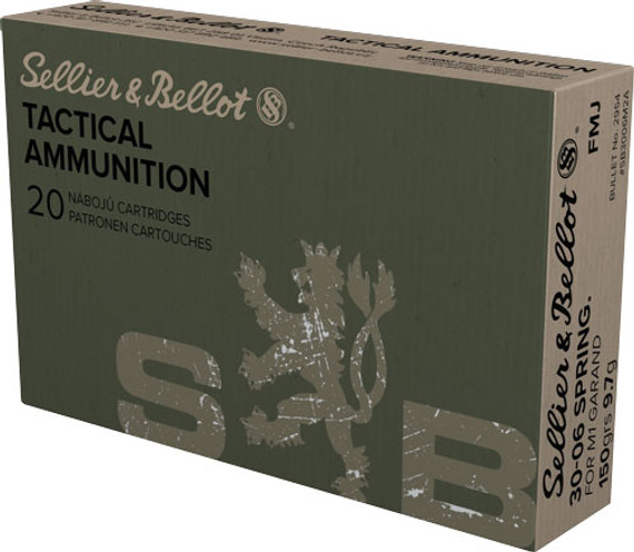S&B 30-06 150GR FMJ 20RD20BX/CS ASB3006M2