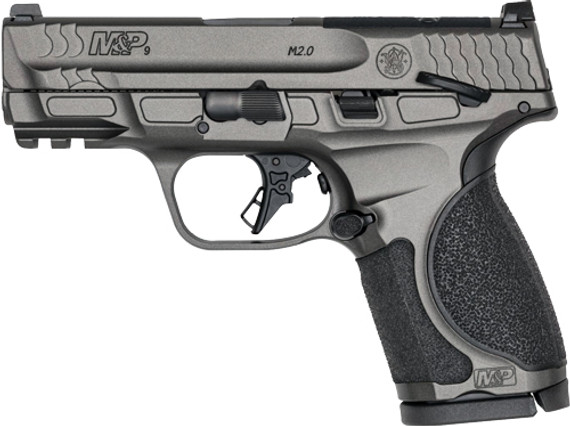 S&W M&P9 M2.0 METAL COMPACT3.6" 9MM 15-RD SAFETY GREY G14105