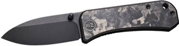 WE KNIFE BANTER 2.9" MARBLECARBON FIBER/BLACK STONEWASH 2004H