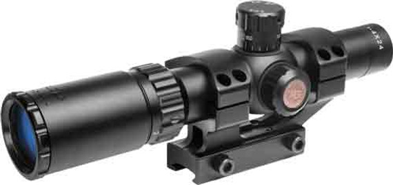 TRUGLO TACTICAL 1-4X24MM SCOPE</br>30MM TUBE BDC MIL-DOT TG8514BT