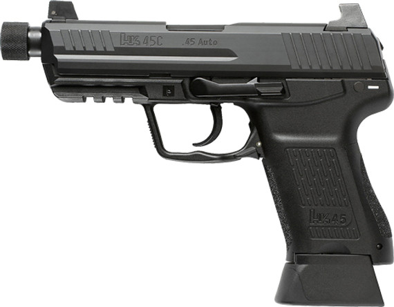 HK HK45 COMPACT TACTICALV7 DAO 2-10RD BLACK G81001116