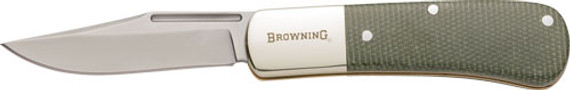BROWNING KNIFE FOLDING STEAMBANK 2.5" BLADE OLIVE NAILNIC! 3220475
