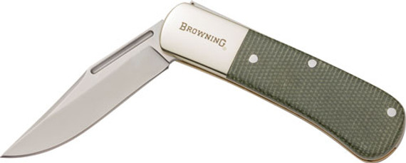 BROWNING KNIFE FOLDING STEAMBANK 2.5" BLADE OLIVE NAILNIC! 3220475