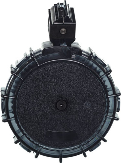 PRO MAG MAGAZINE RUGER 10/22</br>22LR 55RD DRUM MAG BLACK RUGA28