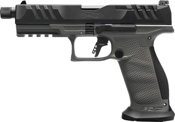WALTHER PDP OR PRO SD 9MM 5.1"18-SHOT GRAY POLYOMER FRAME G2877503