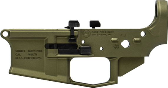AERO PRECISION M4E1 PRO LOWER</br>RECEIVER OD GREEN ANODIZED GAPAR600031AC