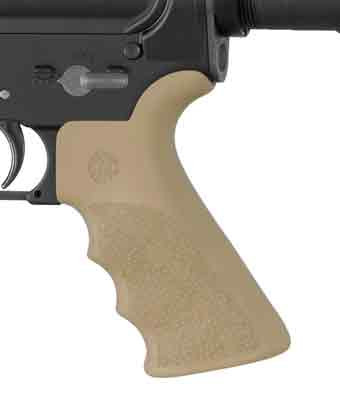 HOGUE AR-15 BEAVERTAIL GRIPW/FINGER GROOVES FDE 15023