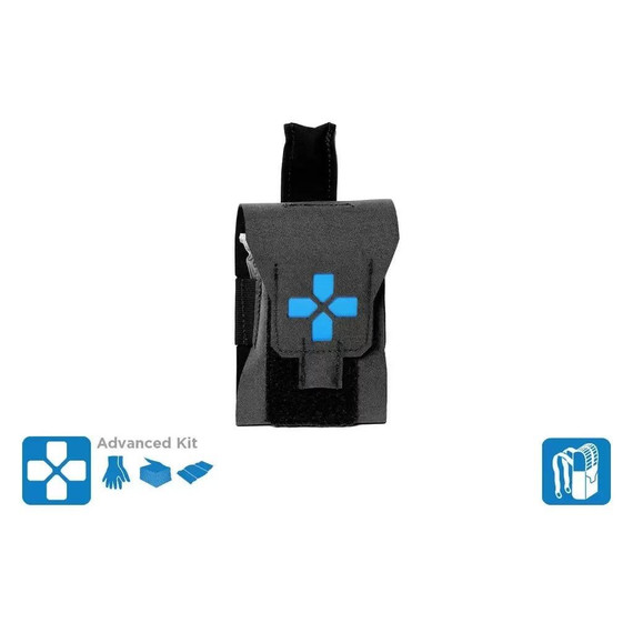 Blue Force Gear Nano Trauma Kit NOW! Advanced Supplies Black GKTKNNANOADVBK