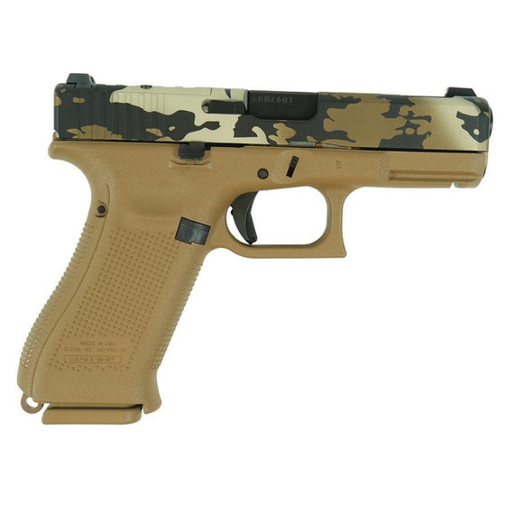Glock 19X MOS MultiCam Slide Handgun 9mm Luger 17rd Magazines (3) 4" Barrel Glock Night Sights USA Made GLUX195070319MC