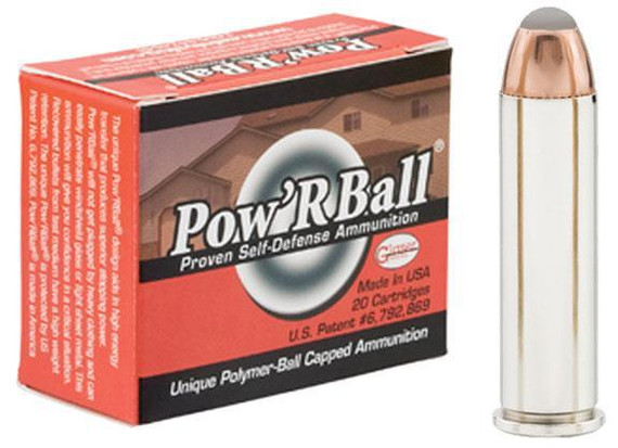 Glaser Pow'RBall Handgun Ammunition  .357 Mag 100 gr JHP 1450 fps 20/box GYPB357100