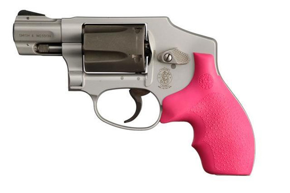 Hogue S&W J Frame Round Butt Rubber Bantam Style Grips HA61007