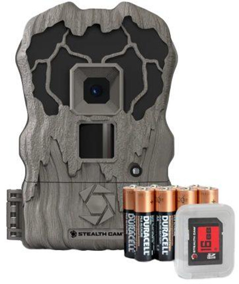 StealthCam QV18K Trail Camera 18MP 18 IR w/Distressed Finish - Batteries & 16GB SD Card GMSTCQV18K StealthCam QV18K Trail Camera 18MP 18 IR w/Distressed Finish - Batteries & 16GB SD Card GMSTCQV18K