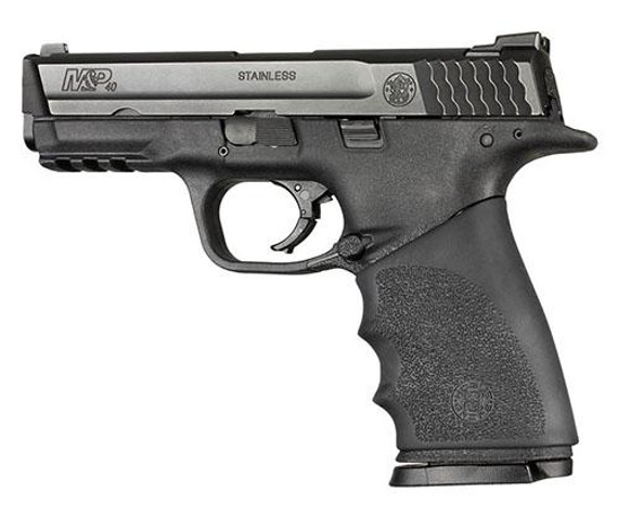 Hogue Handall Hybrid Grip Sleeve - S&W M&P 9mm 40 S&W .357 Sig Black HA17400