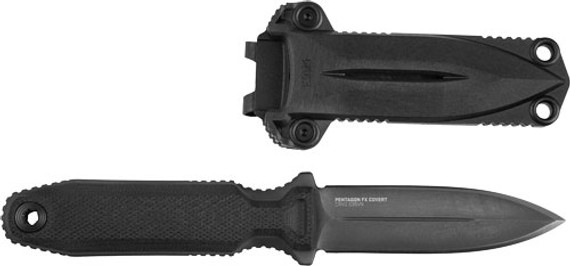 SOG KNIFE PENTAGON FX COVERT3.41" DBL EDGE BLADE BLACKOUT 17610357 SOG KNIFE PENTAGON FX COVERT3.41" DBL EDGE BLADE BLACKOUT 17610357