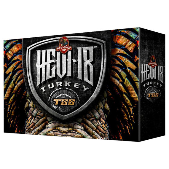 HEVI-Shot TSS Turkey Shotshells 12 ga 3" 2oz 1250fps #9 5/ct HV04009