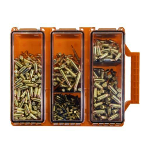 Berrys Ammo Can Tri-Can Utility Box - Orange JF88664