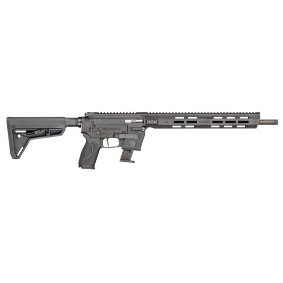 Smith & Wesson Response Rifle 9mm Luger 10rd Magazine 16.5" 1/2-28 Threaded Barrel Black SW13800