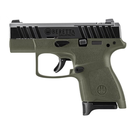 Beretta APX A1 Carry Handgun 9mm Luger 8rd Magazine 3" Barrel OD Green with Black Slide UKJAXN9278A1
