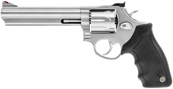 Taurus 66 Handgun .357 Mag 7rd Capacity 6" Barrel Stainless Finish Hogue Grip TX2660069