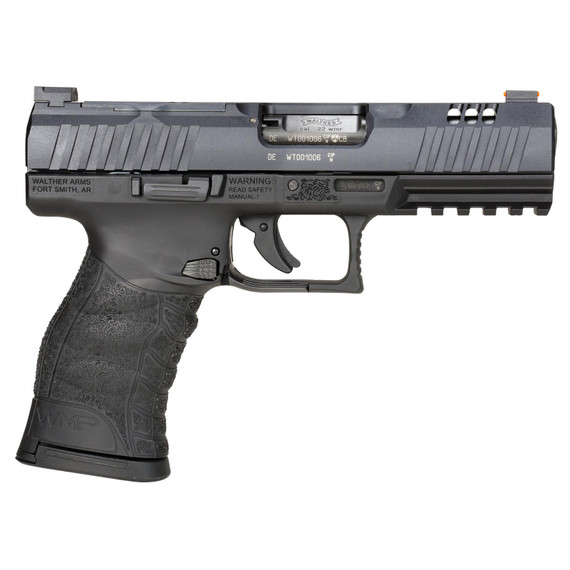 Walther WMP Handgun .22 WMR 10/rd Magazines (2) 4.5" Barrel Black Optic Ready WY5220302