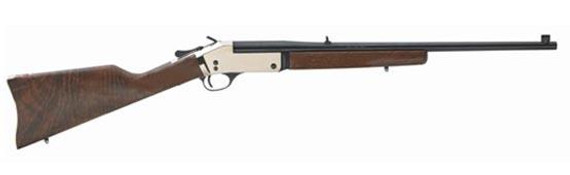 Henry Brass Single Shot 357 Mag/38 Special Rifle 1rd Magazine 22" Barrel Walnut HLH015B357