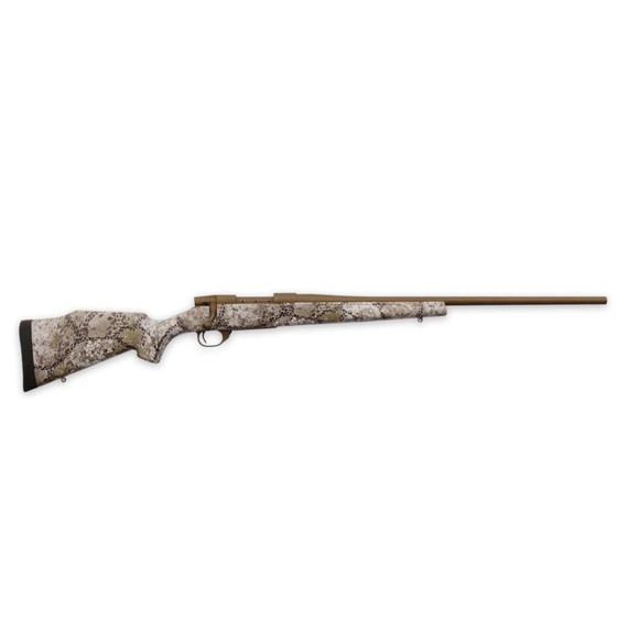 Weatherby Vanguard Badlands Rifle .300 Win Mag 3rd Capacity 24" Burnt Bronze Threaded Barrel Approach Camo Stock XBVAP300NR4T