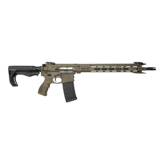 Fostech Stealth Raptor Rifle 5.56mm 30rd Magazine 16" Barrel 16" Rail OD Green WW10005G556C1