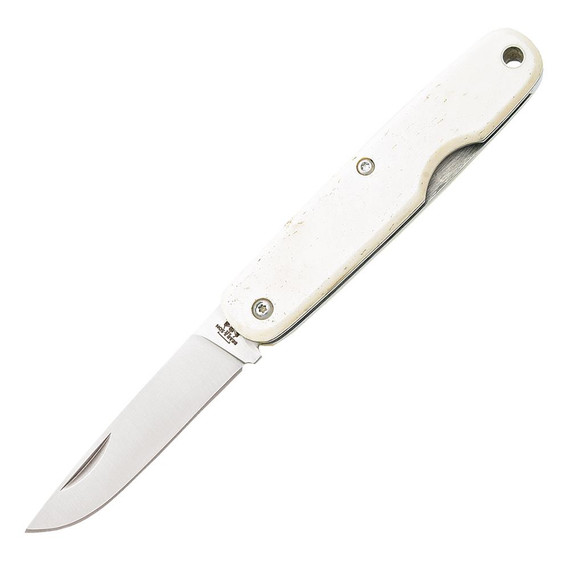 Bear & Son Cocobolo Slip Joint Execute Folding Knife 2-1/4" Drop Point Blade White Smooth Bone CWWSB79