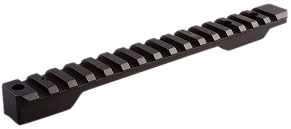 Talley PL0258763 Picatinny Rail  Black Hardcoat Anodized Aluminum Fierce Edge/Fury Long Action 0 MOA 176249