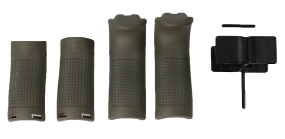 Glock 39844  Backstrap/Beavertail Set Battlefield Green Polymer 173456