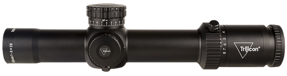 Trijicon 2900029 Credo HX  Satin Black 2.5-10x56mm 30mm Tube LED Illuminated Red Duplex Reticle 119135