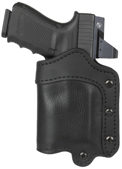 1791 Gunleather UCLB21NSBR Ultra Custom Light Bearing OWB Size 2.1 Night Sky Black Leather Belt Loop Compatible w/Glock 17/S&W M&P Shield/Springfield XD Right Hand 143426