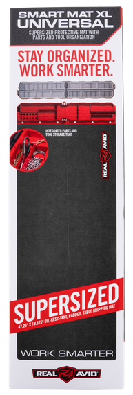 Real Avid AVXLVISM Smart Mat  XL Black/Red 47.25" x 19.63" 142082