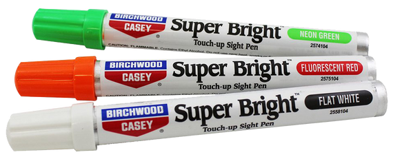 Birchwood Casey 15116 Super Bright Touch-Up Sight Pens Red/White/Green 136496