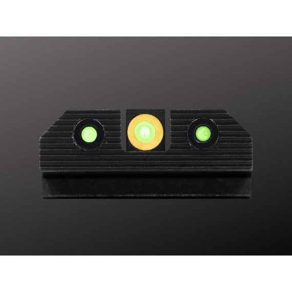XS Sight Systems R3D 2.0 Night Sights for Glock 20/21/29/30/30S/37/40/41 Orange Front with Black Rear AQGLR202P6N